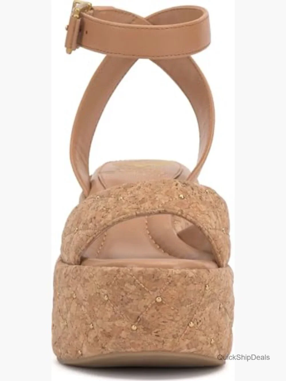 Chunky Platform Sandals with Braided Design and Ankle Strap